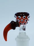 CHEECH GLASS 14MM RED DOWNHOOK BOWL - Smoke Country - Land of the artistic glass blown bongs
