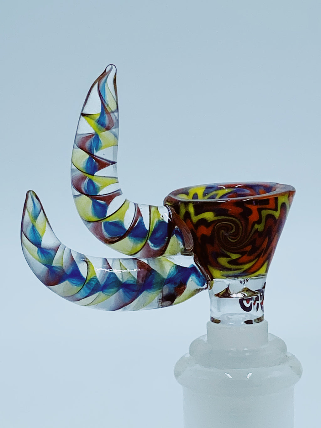 CHEECH DOUBLE HORN 14MM BOWL - Smoke Country - Land of the artistic glass blown bongs