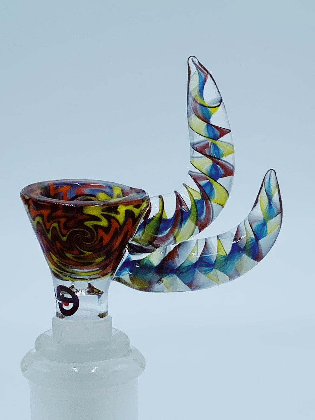 CHEECH DOUBLE HORN 14MM BOWL - Smoke Country - Land of the artistic glass blown bongs