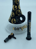 ROSS GOLD BLACK BEAKER - Smoke Country - Land of the artistic glass blown bongs