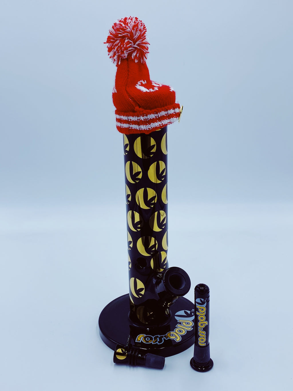 ROSS GOLD GLASS STRAIGHT TUBE - Smoke Country - Land of the artistic glass blown bongs