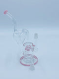 JM FLOW PINK RECYCLER - Smoke Country - Land of the artistic glass blown bongs