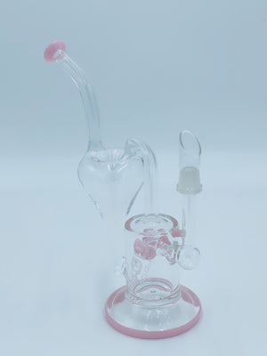 JM FLOW PINK RECYCLER - Smoke Country - Land of the artistic glass blown bongs